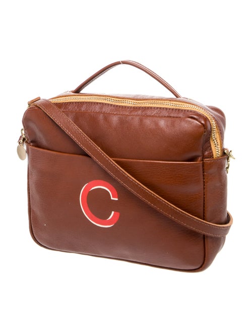 Clare V. Leather Top Handle Bag