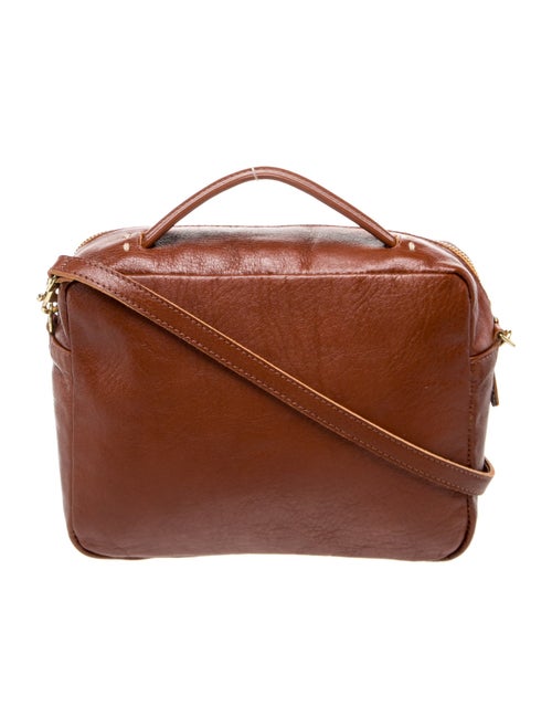 Clare V. Leather Top Handle Bag