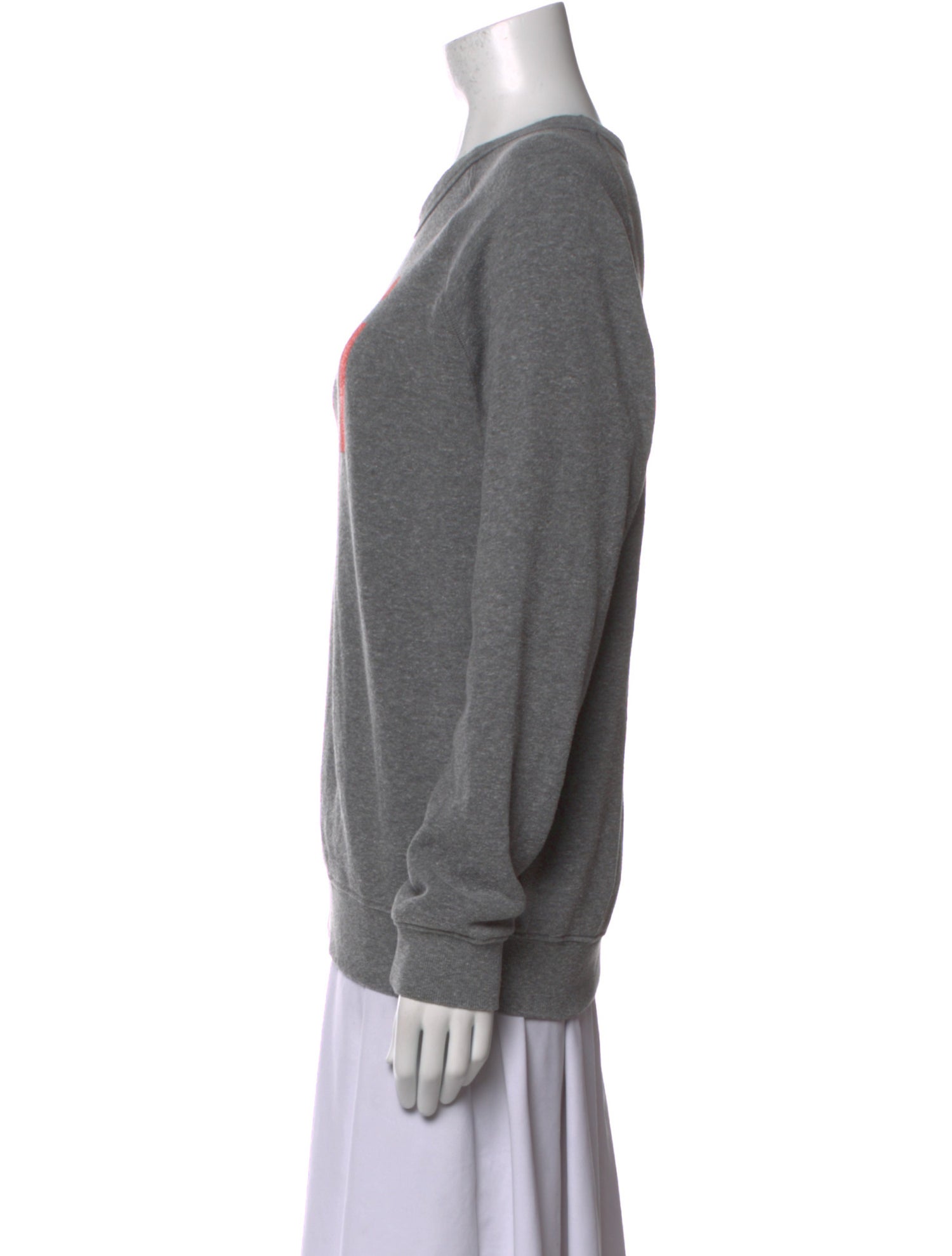 Clare V. Graphic Print Crew Neck Sweatshirt