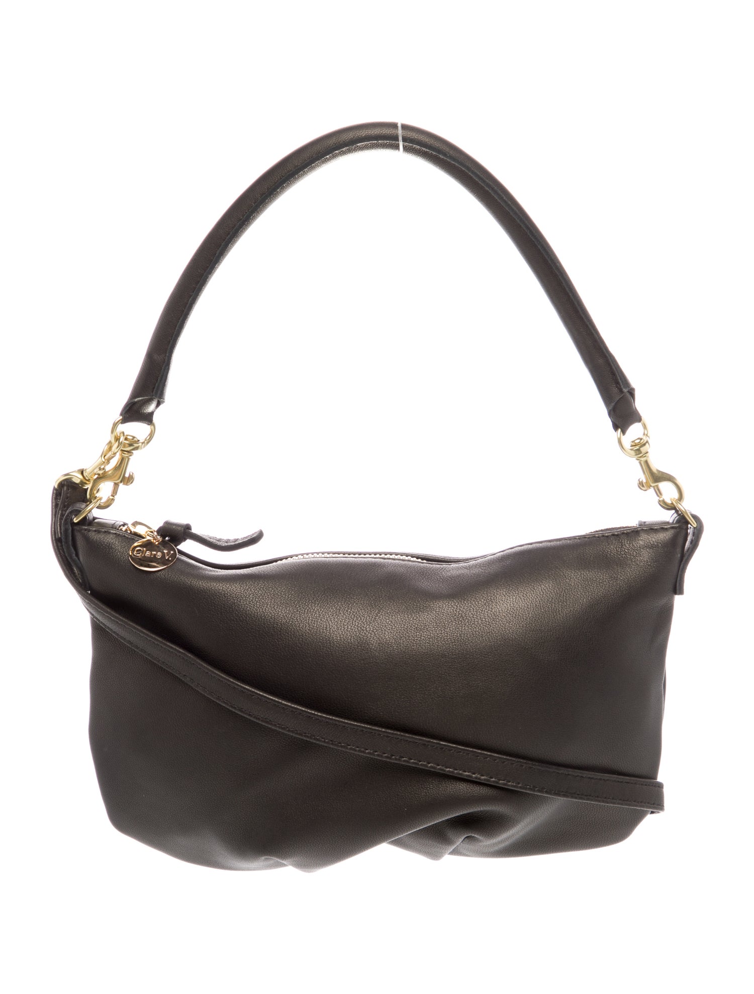 Clare V. Leather Shoulder Bag