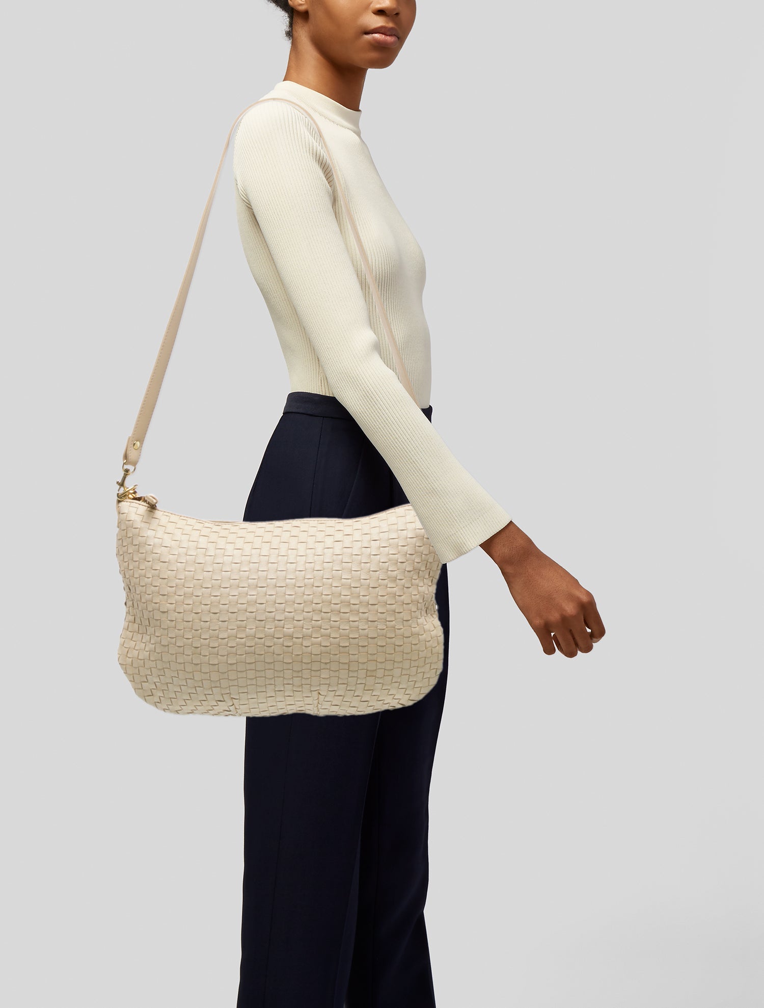 Clare V. Leather Shoulder Bag w/ Tags