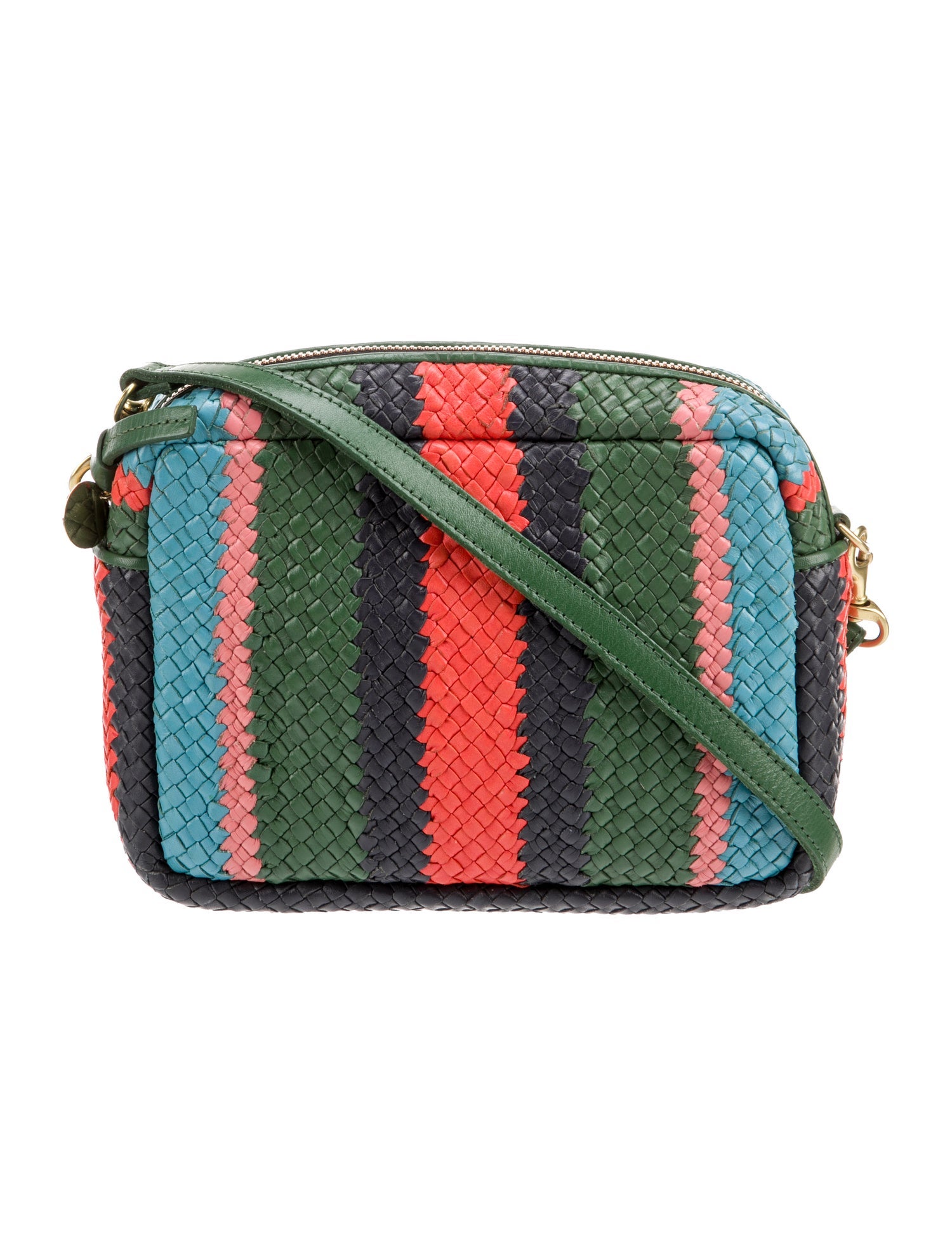 Clare V. Leather Crossbody Bag