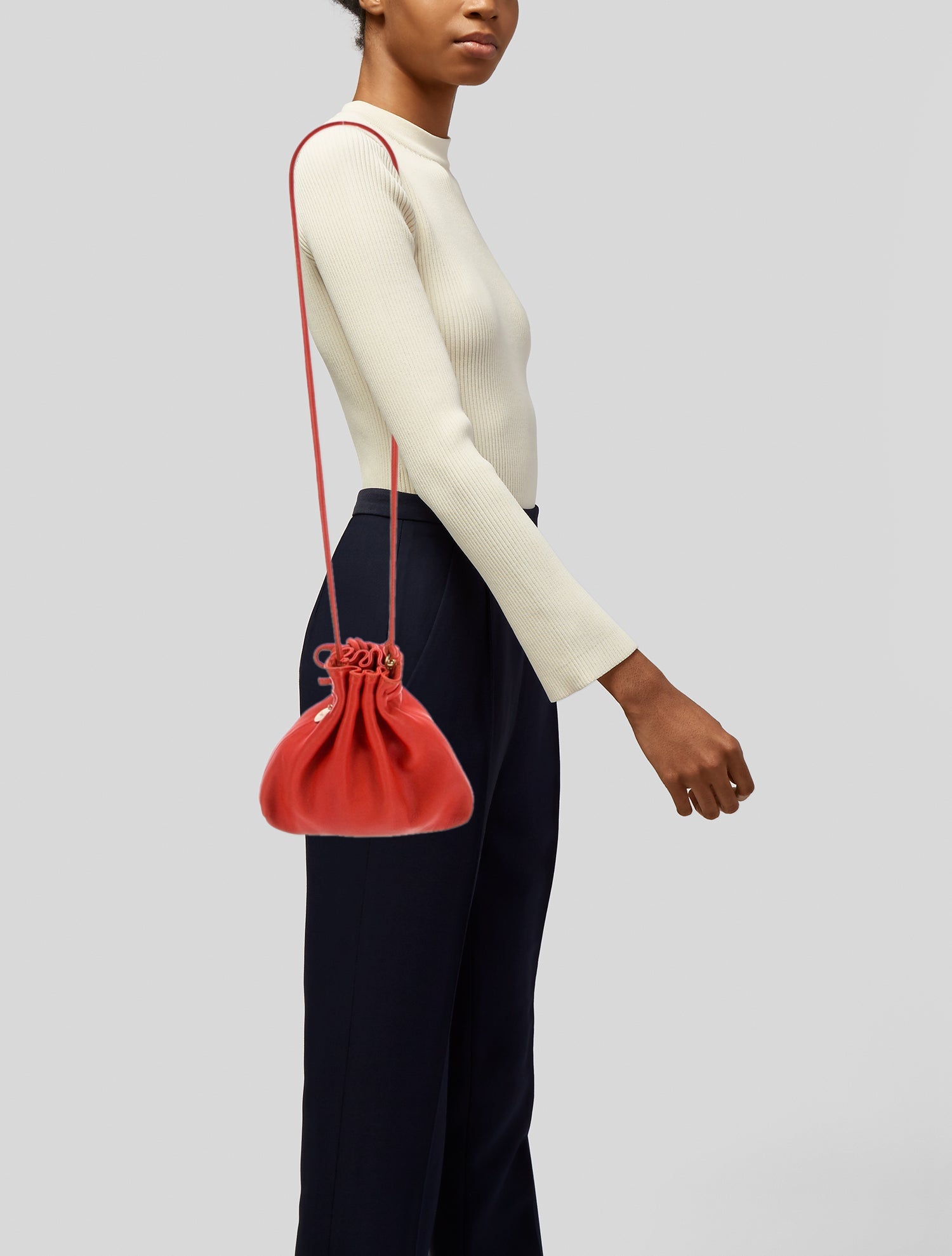 Clare V. Leather Bucket Bag