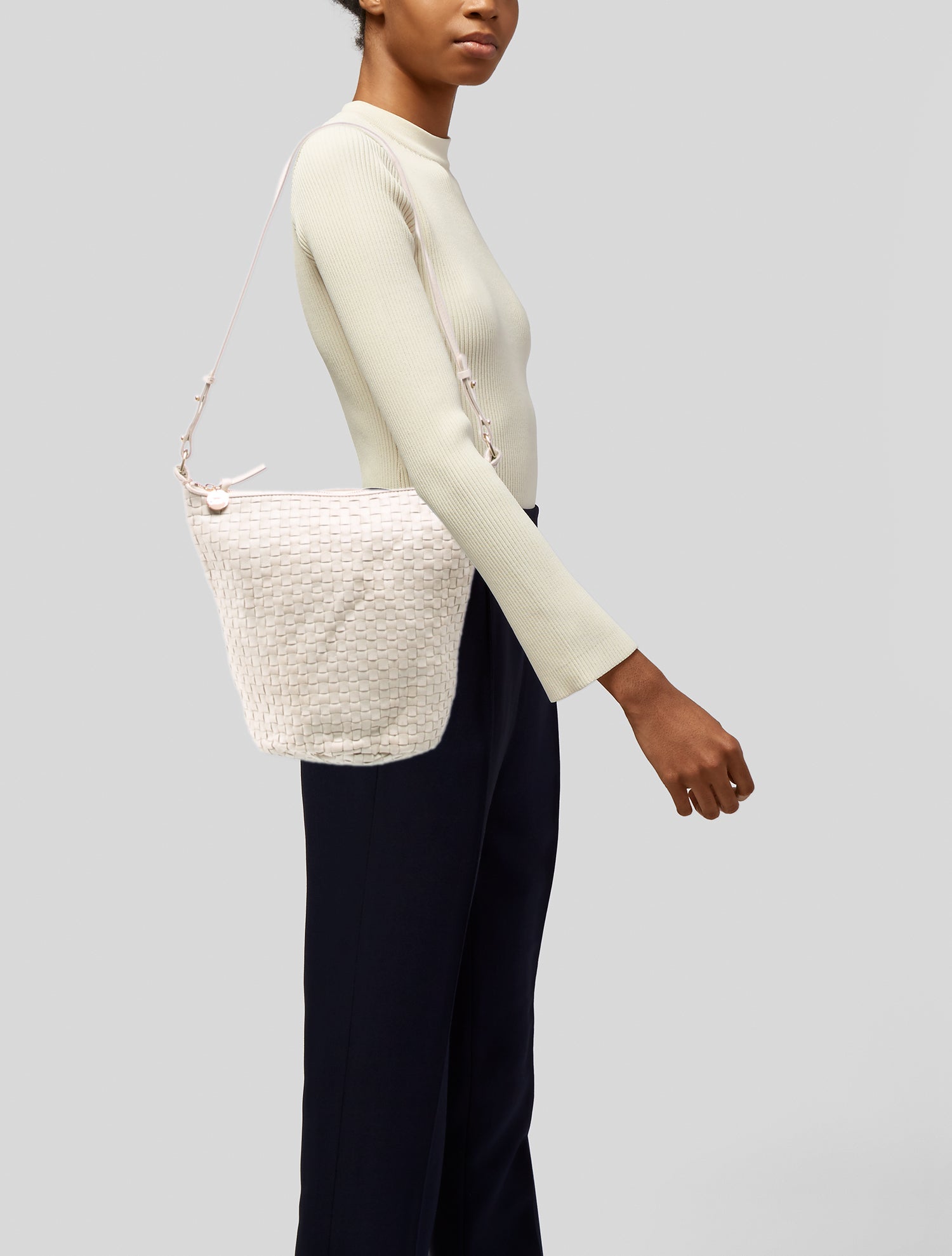 Clare V. Leather Shoulder Bag