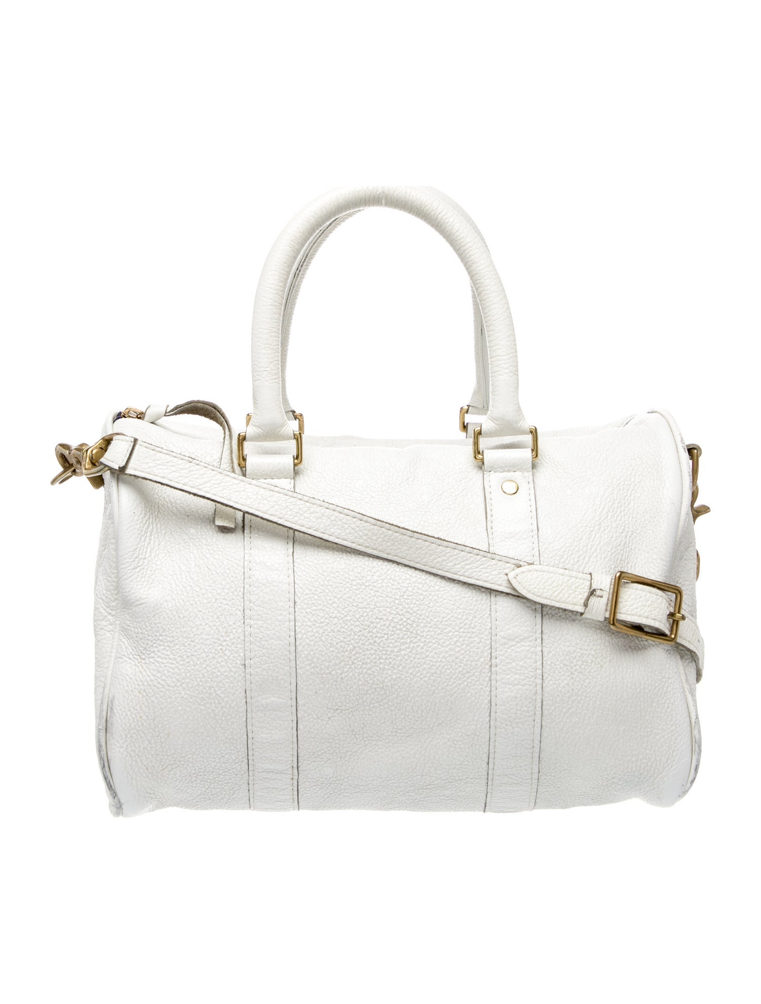 Clare V. Leather Top Handle Bag