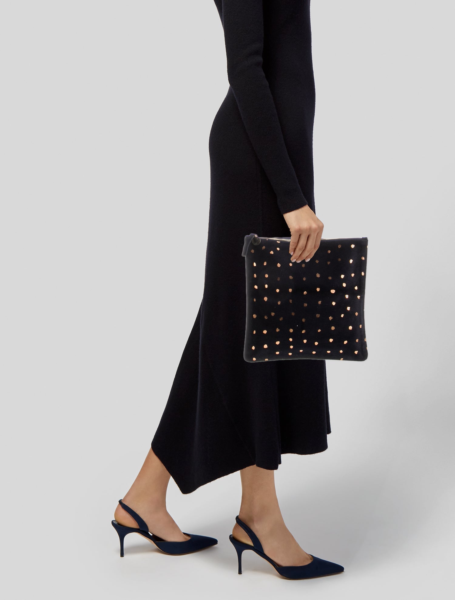 Clare V. Suede Clutch
