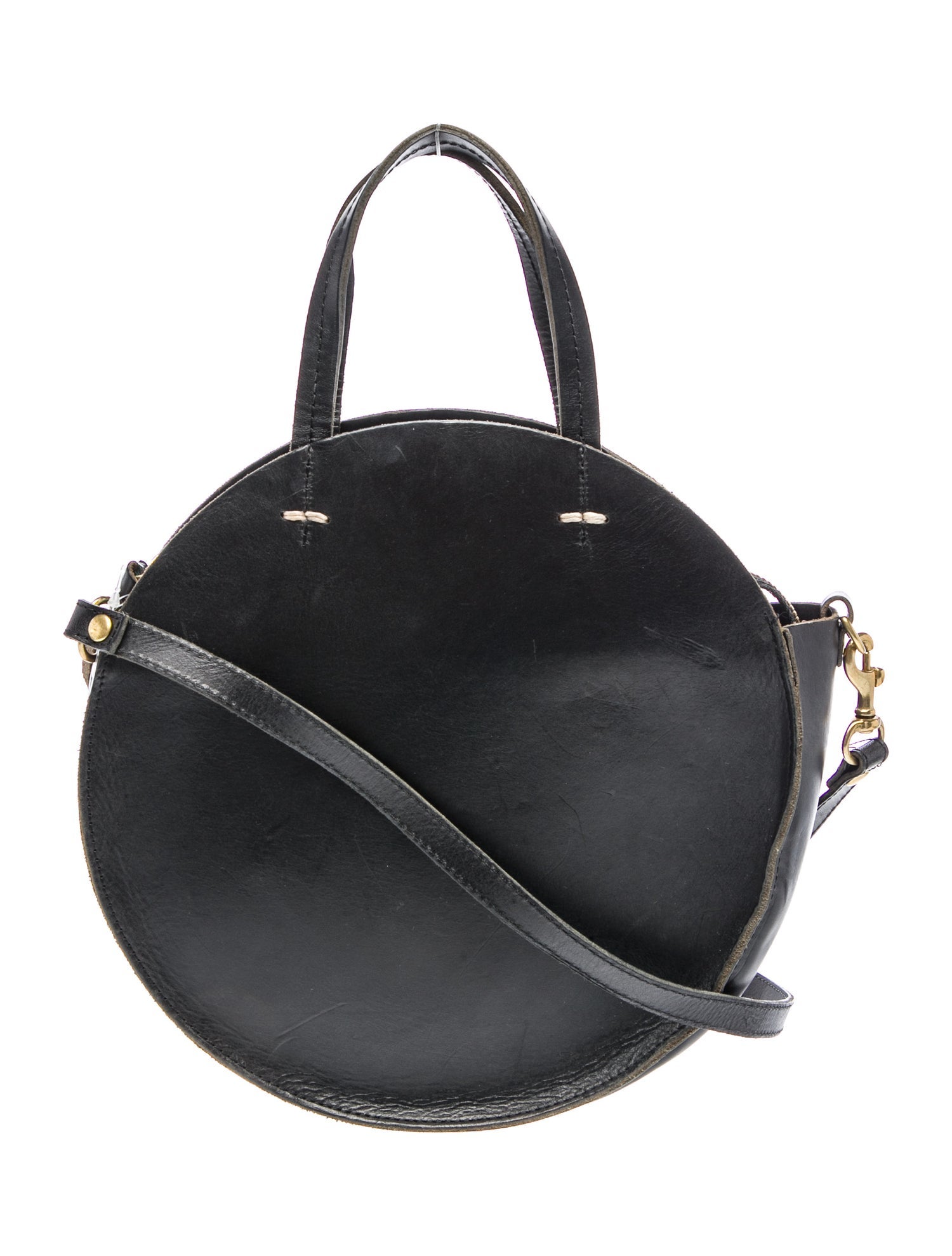 Clare V. Leather Crossbody Bag