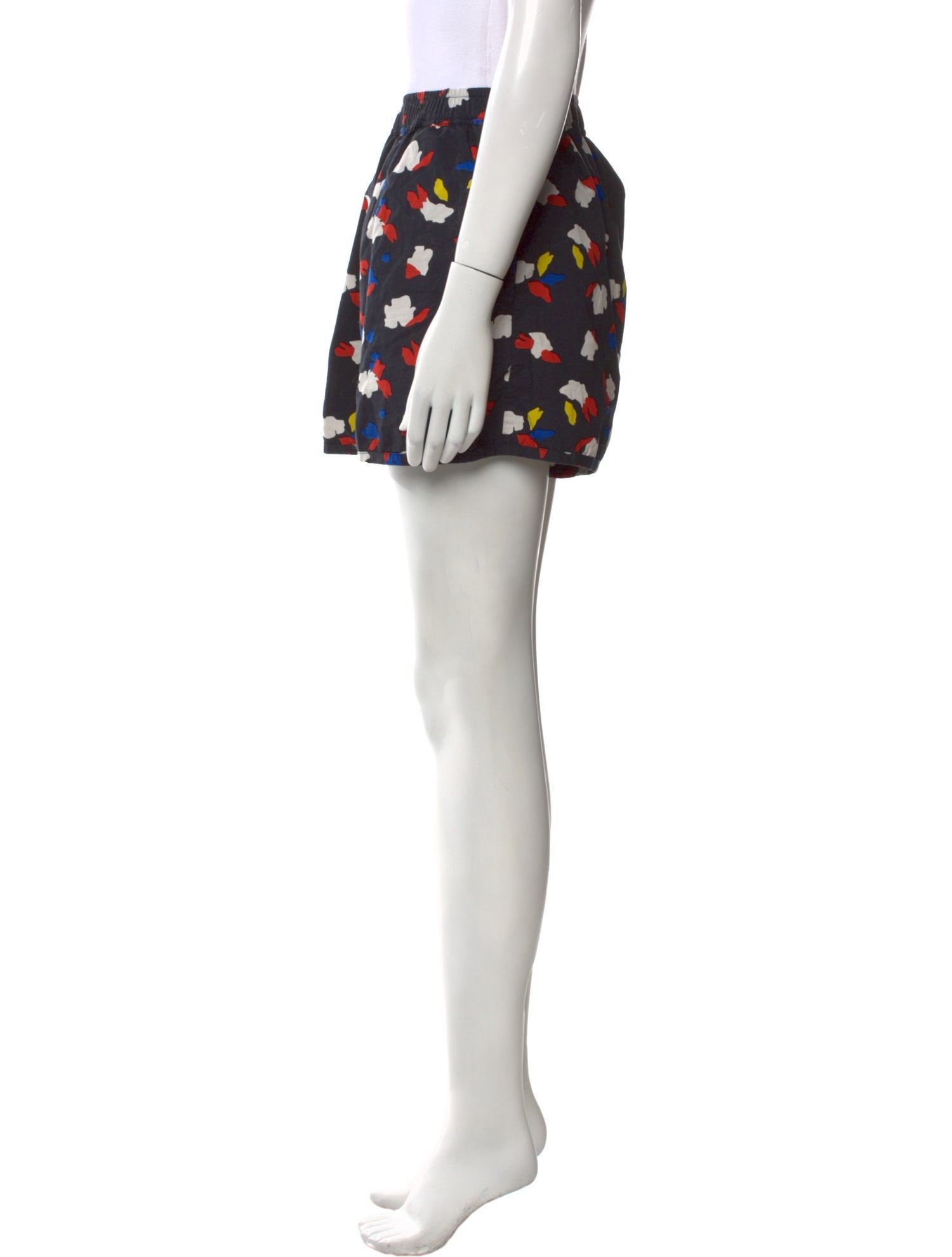 Clare V. Printed Mini Shorts