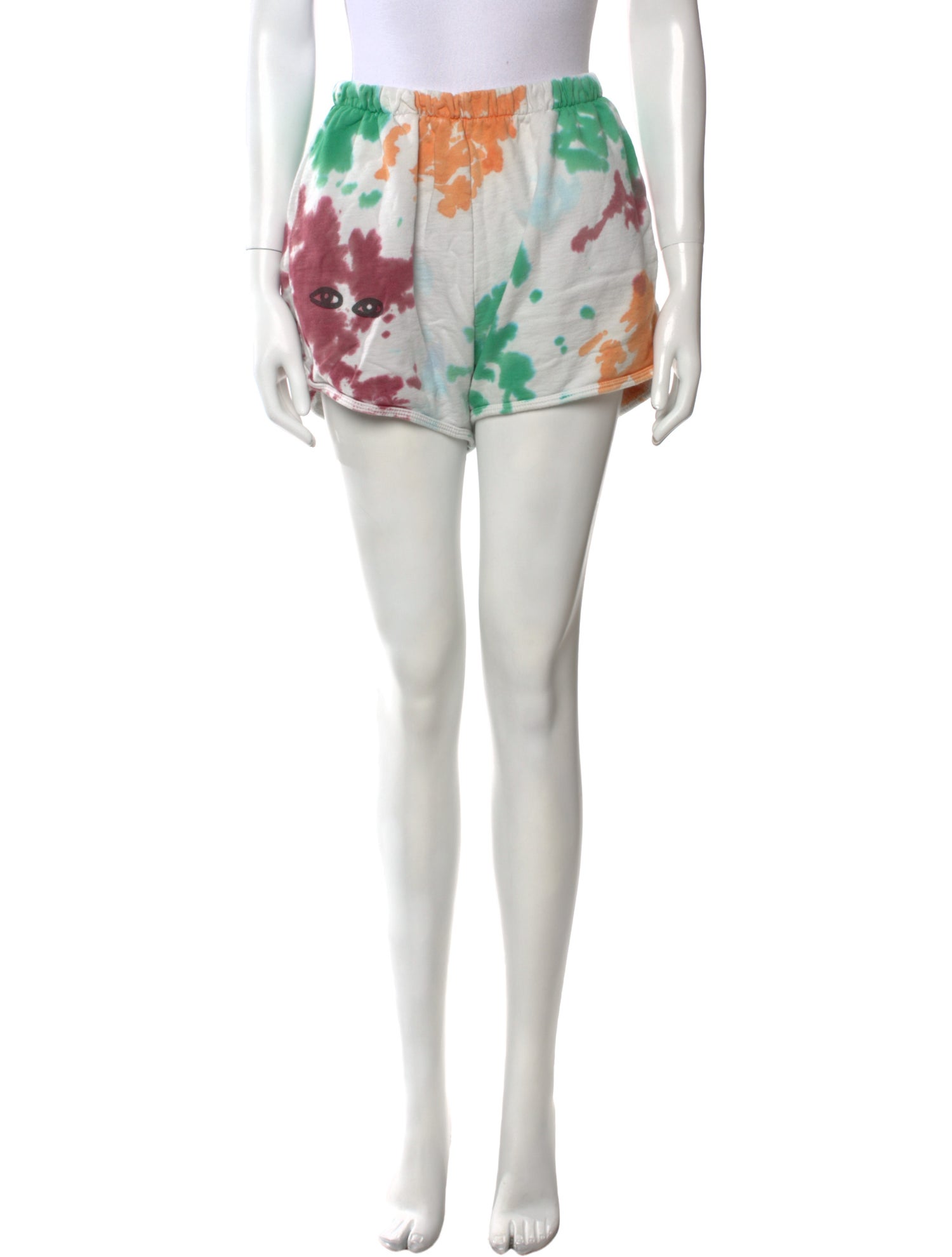 Clare V. Floral Print Mini Shorts