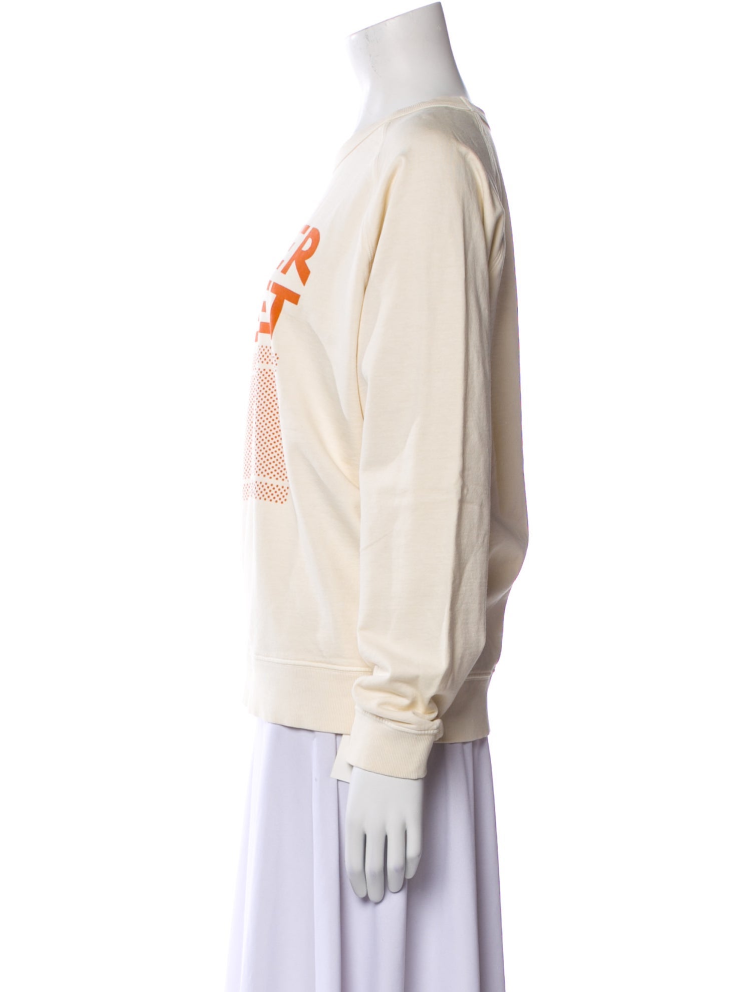 Clare V. Graphic Print Crew Neck Sweatshirt