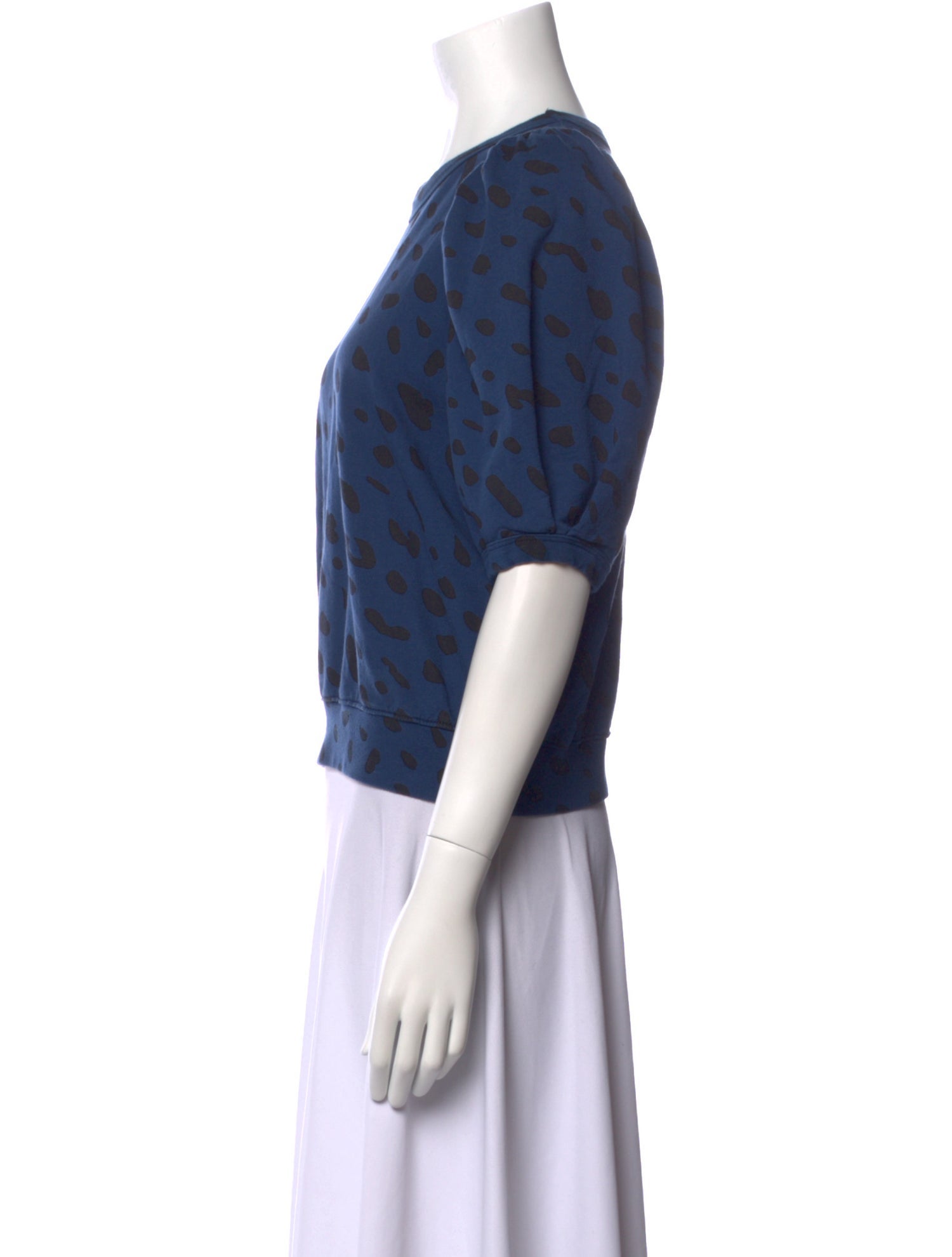 Clare V. Printed Crew Neck T-Shirt