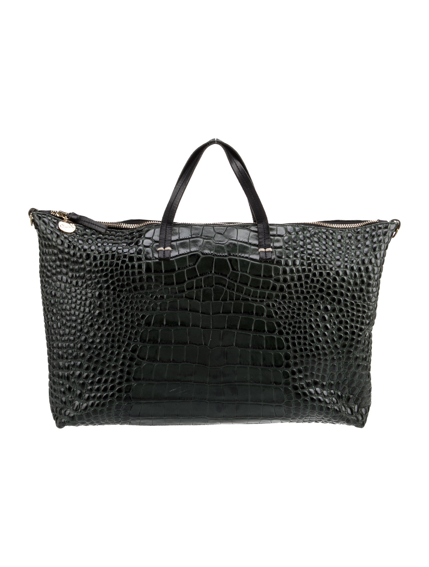 Clare V. Leather Weekender Bag