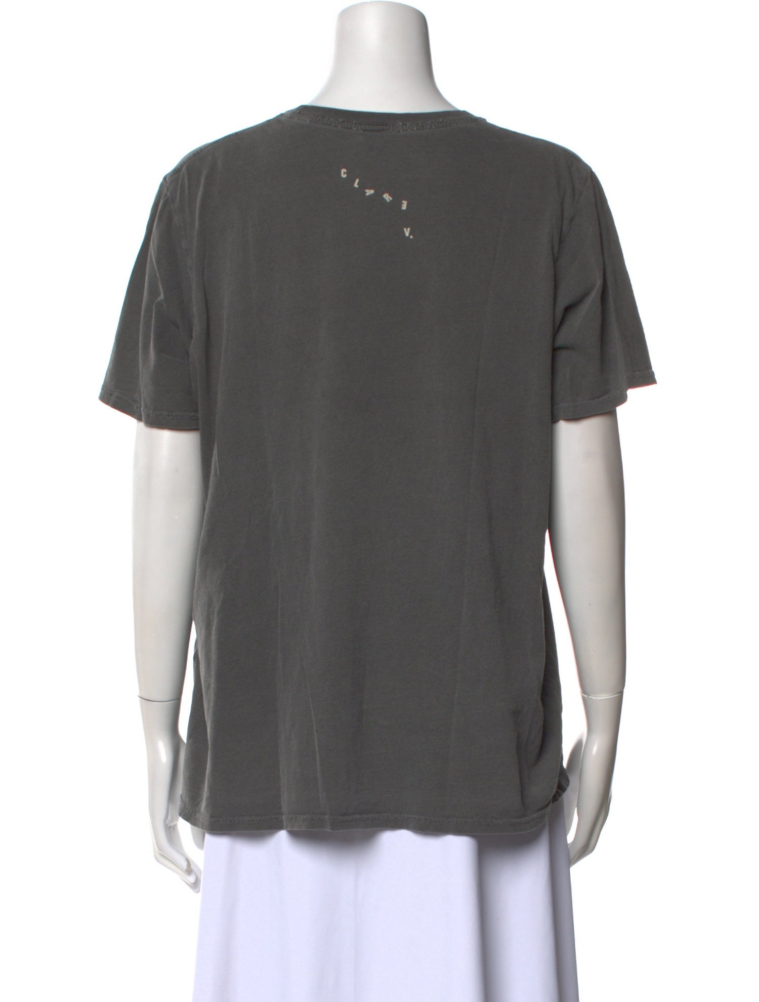 Clare V. Graphic Print Crew Neck T-Shirt