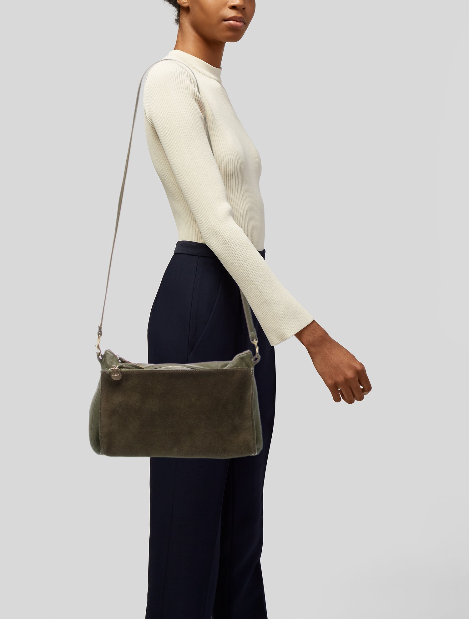 Clare V. Leather Crossbody Bag