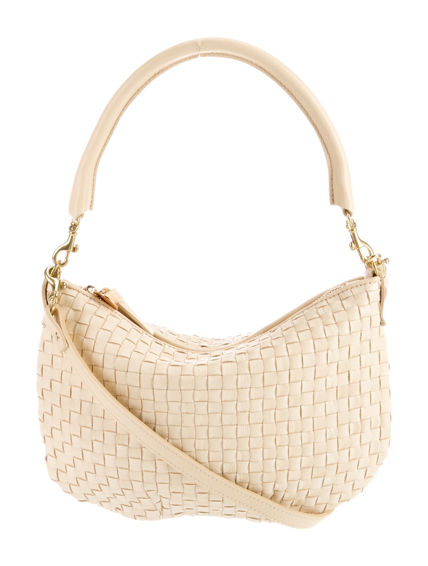 Clare V. Leather Top Handle Bag