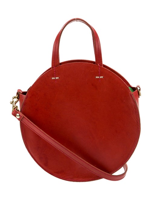 Clare V. Leather Top Handle Bag