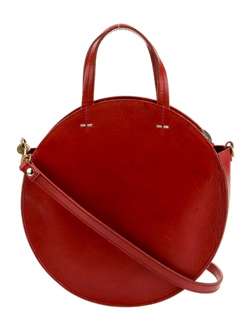 Clare V. Leather Top Handle Bag