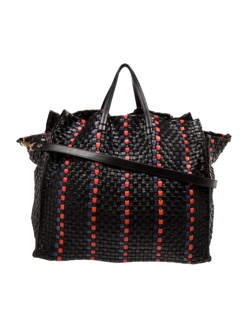 Clare V. Leather Top Handle Bag