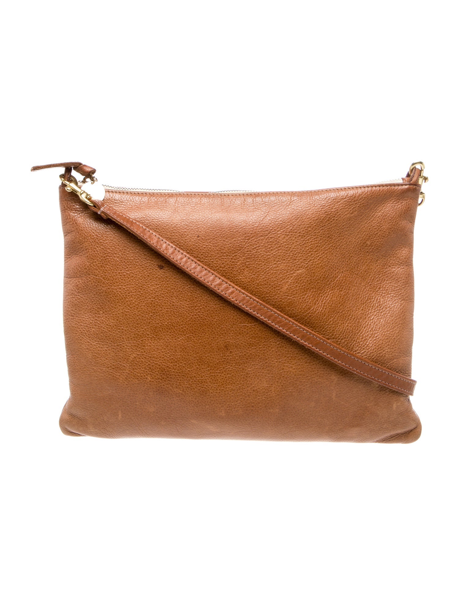 Clare V. Leather Messenger Bag
