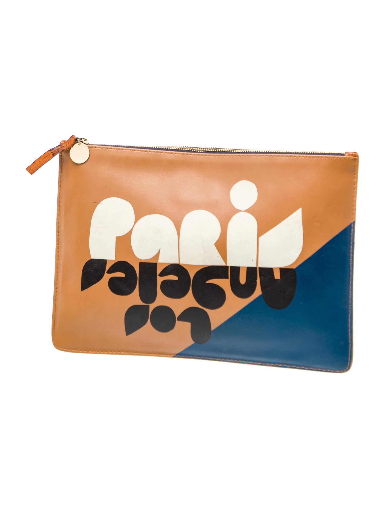 Clare V. Leather Clutch