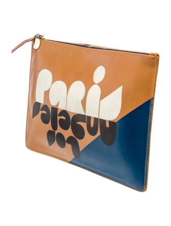 Clare V. Leather Clutch