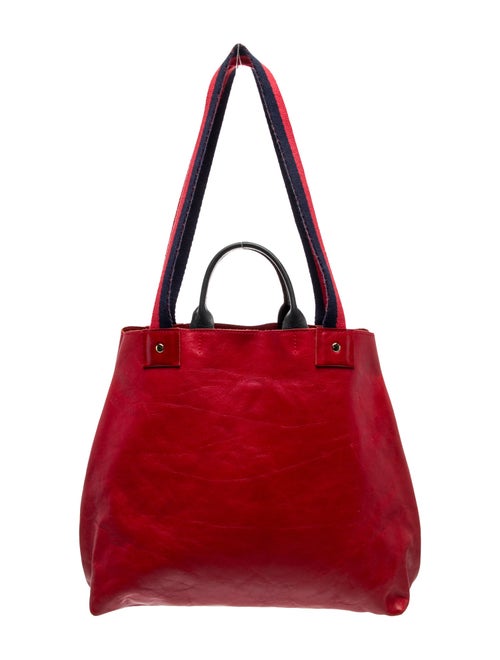 Clare V. Leather Top Handle Bag