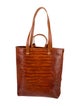 Clare V. Embossed Leather Tote