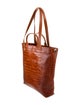 Clare V. Embossed Leather Tote