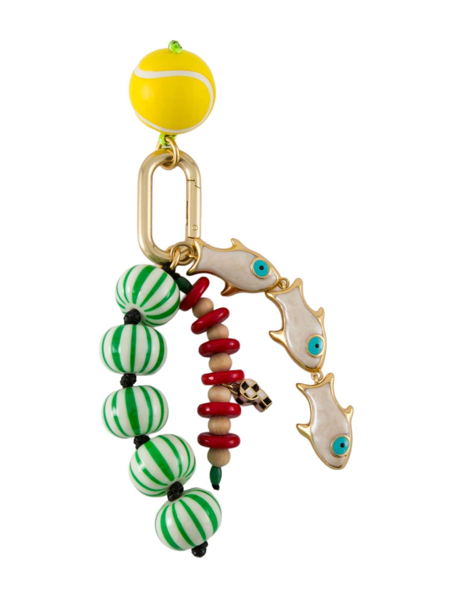 Clare V. Embellished Keychain