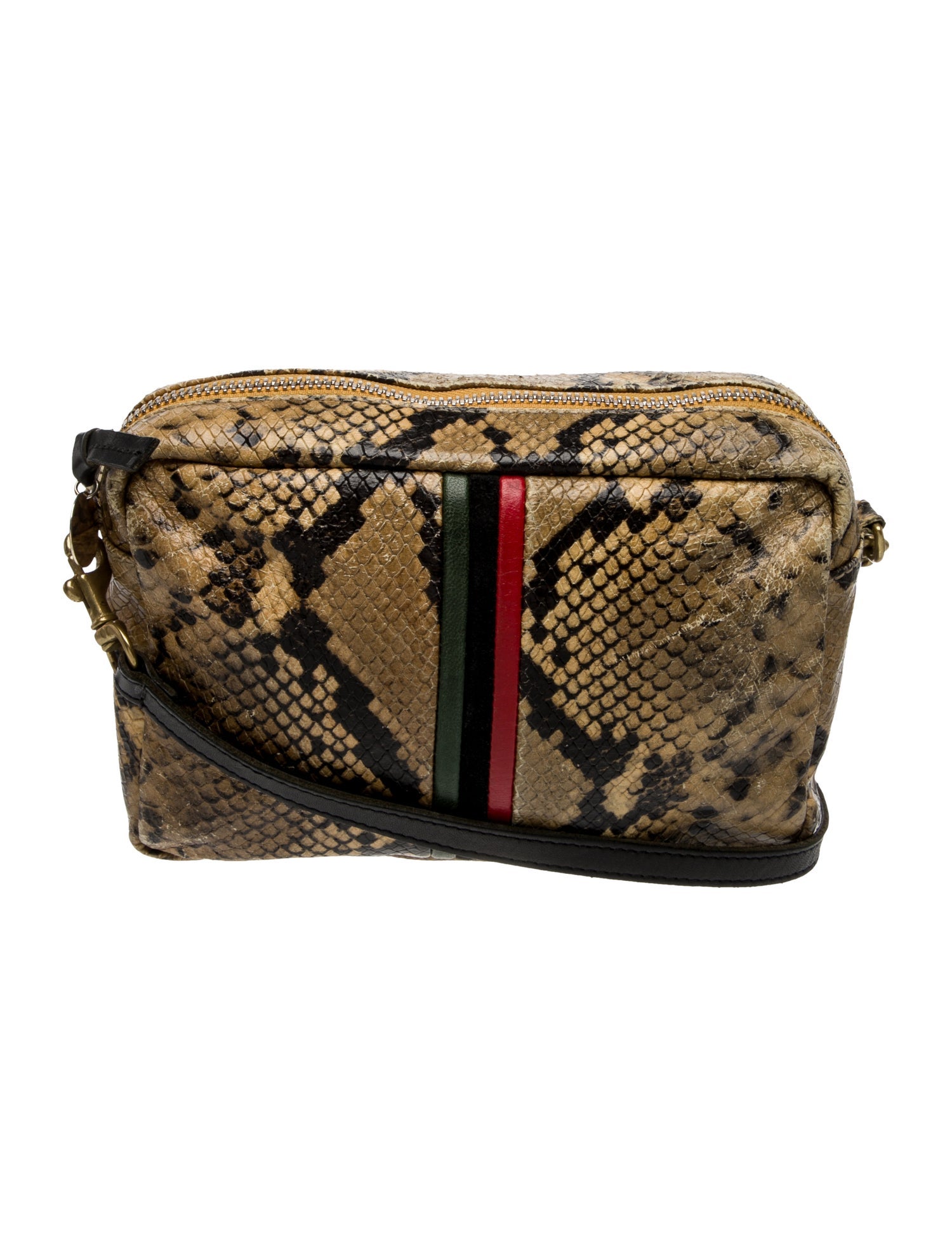 Clare V. Embossed Leather Midi Sac