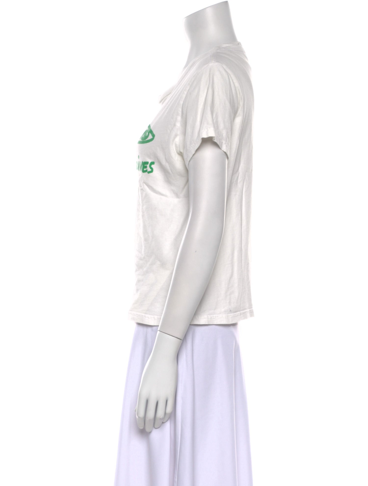 Clare V. Graphic Print Crew Neck T-Shirt