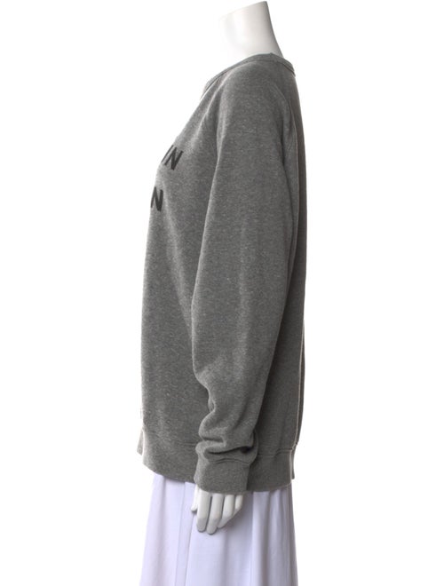 Clare V. Graphic Print Crew Neck Sweater