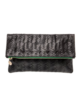 Clare V. Leather Clutch