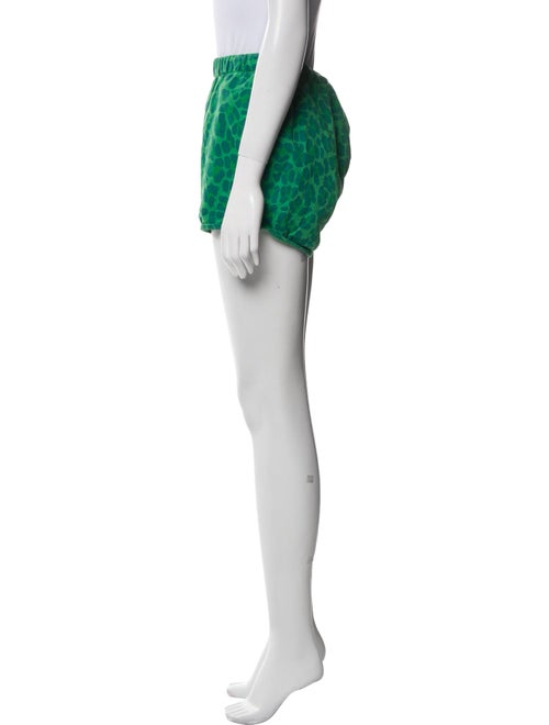 Clare V. Animal Print Mini Shorts