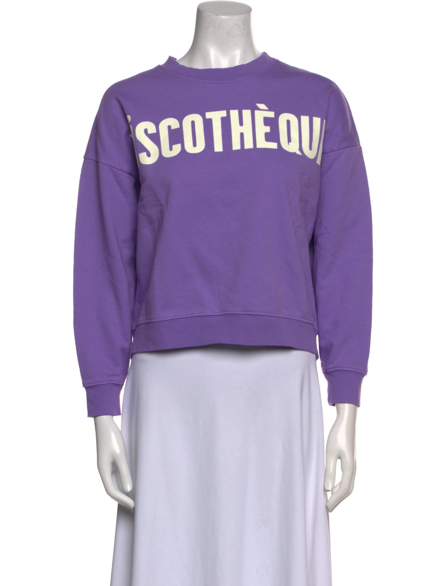 Clare V. Graphic Print Crew Neck Sweatshirt