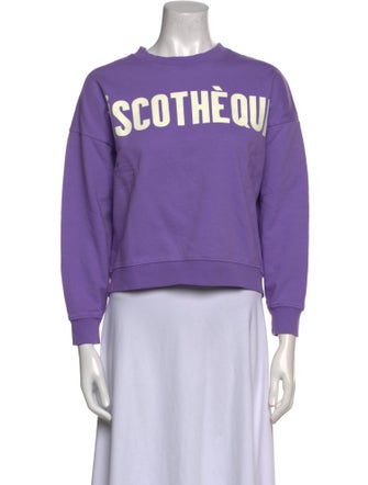 Clare V. Graphic Print Crew Neck Sweatshirt