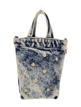 Clare V. Denim Top Handle Bag