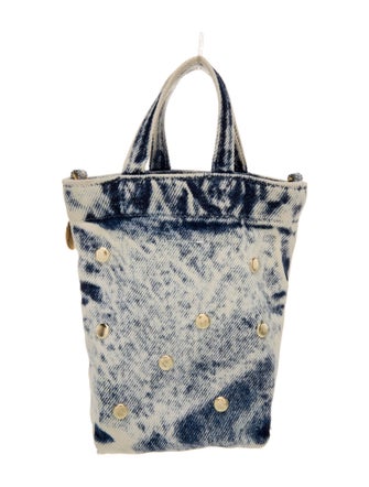 Clare V. Denim Top Handle Bag