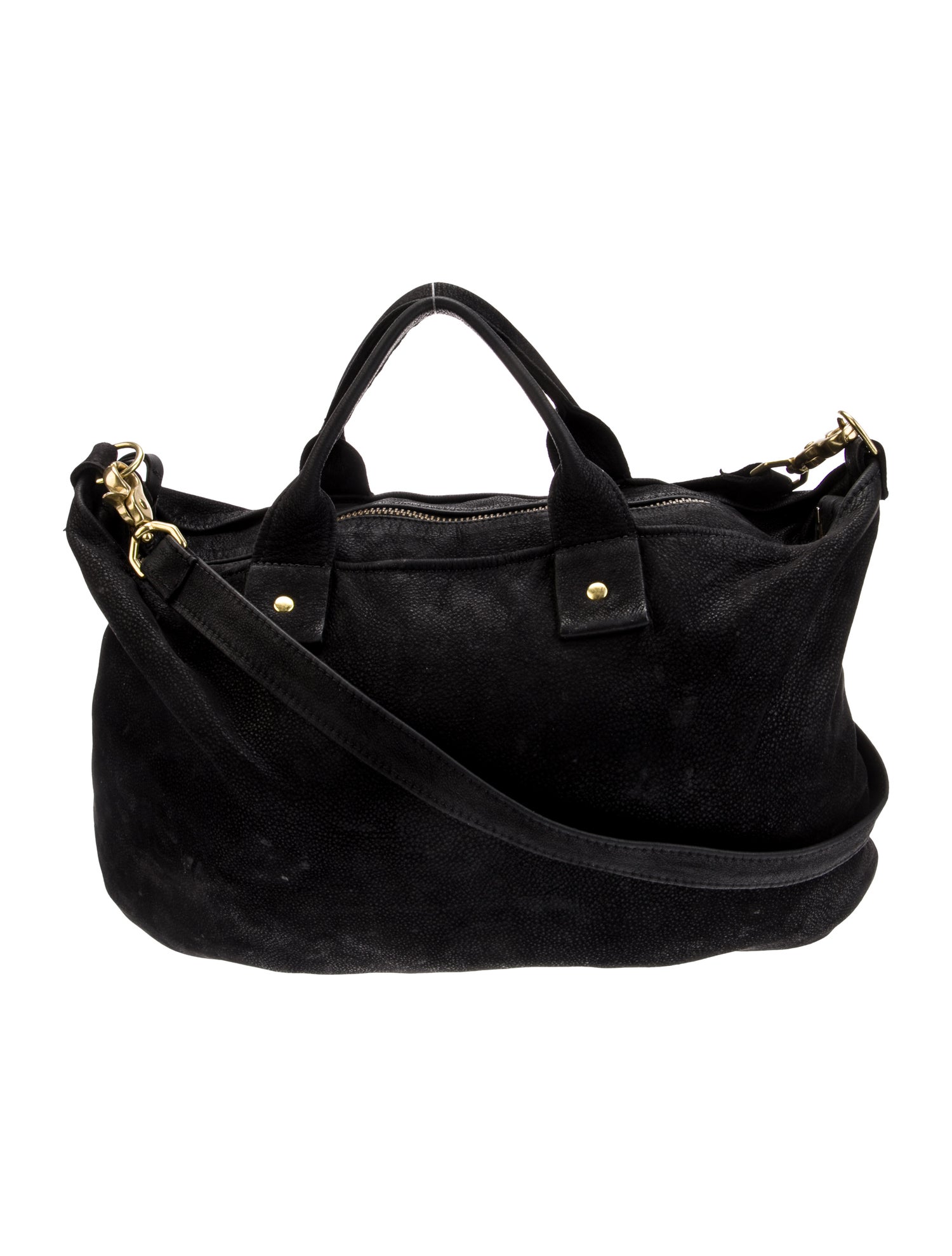 Clare V. Leather Top Handle Bag