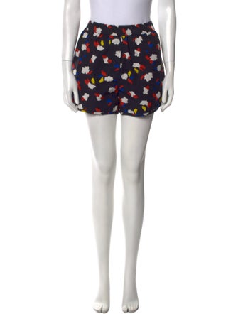 Clare V. Printed Mini Shorts
