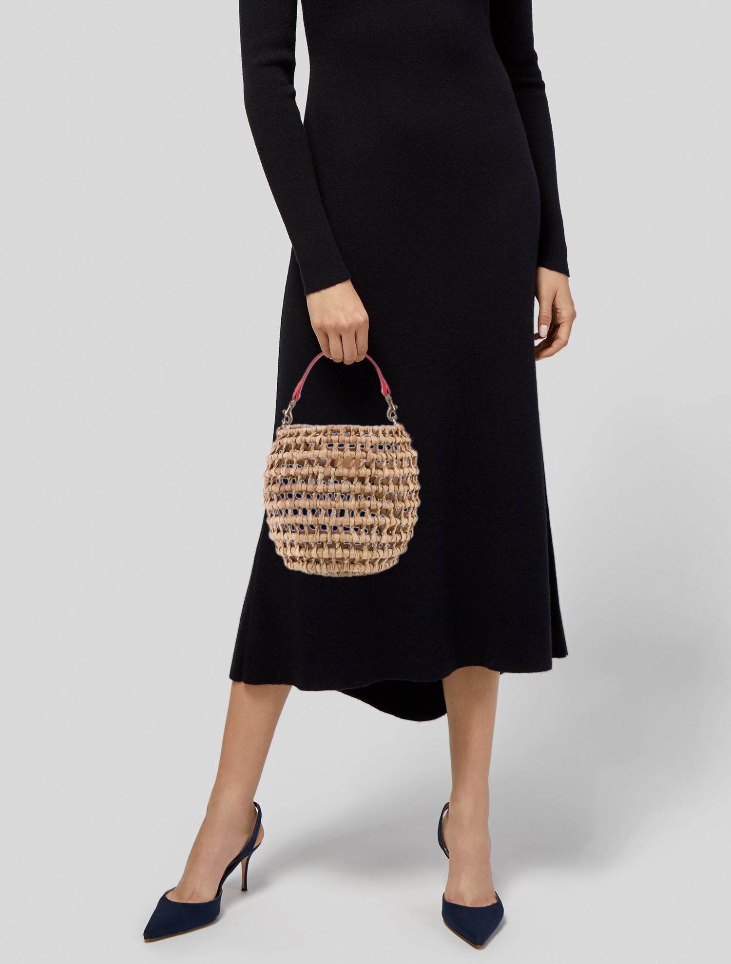 Clare V. Straw Bucket Bag