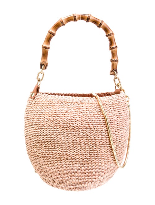 Clare V. Raffia Top Handle Bag
