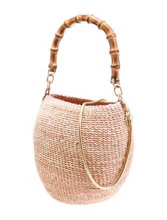 Clare V. Raffia Top Handle Bag