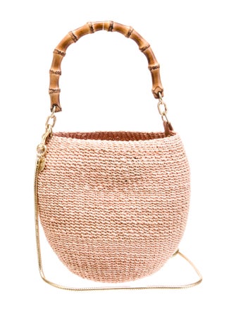 Clare V. Raffia Top Handle Bag
