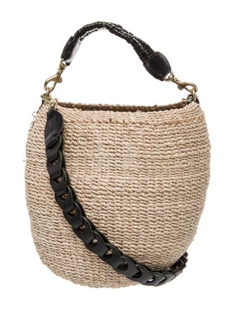 Clare V. Raffia Top Handle Bag