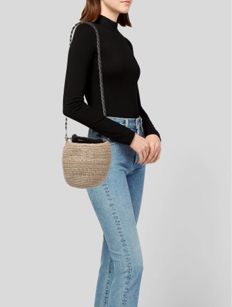 Clare V. Raffia Top Handle Bag