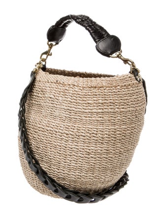 Clare V. Raffia Top Handle Bag
