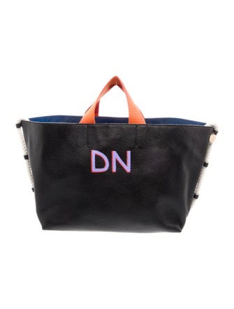 Clare V. Leather Top Handle Bag