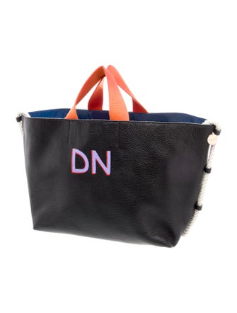 Clare V. Leather Top Handle Bag