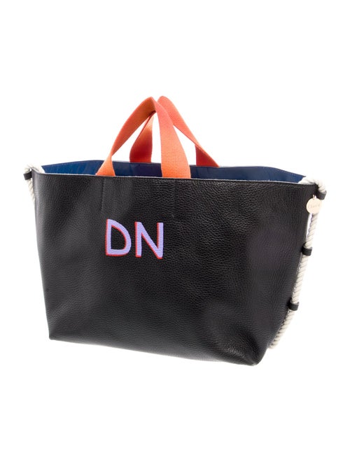 Clare V. Leather Top Handle Bag